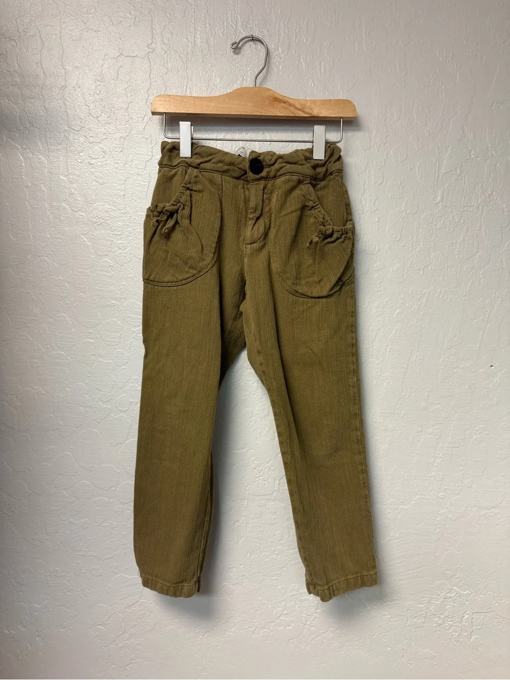 $16 ADD ON zara green pants 9Y‎ joggers jamie kay hanna andersson h&m